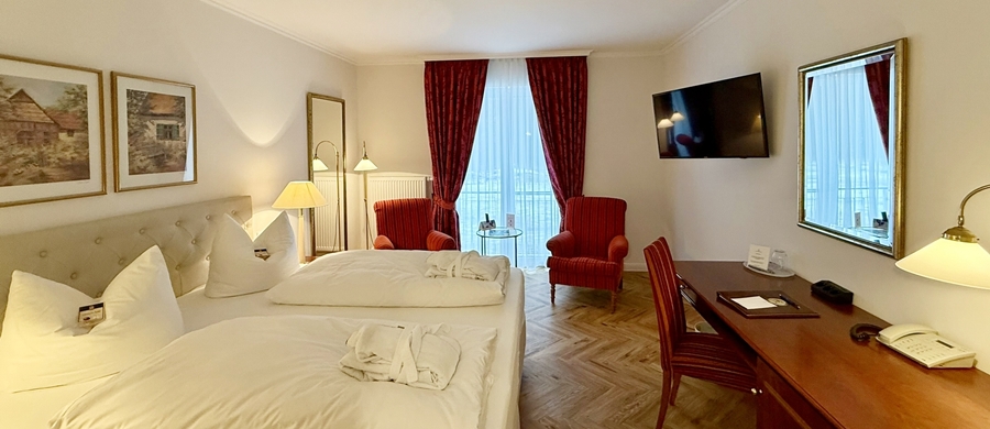 Superior-Zimmer im Hotel Döllnsee-Schorfheide, Uckermark/Brandenburg bei Berlin